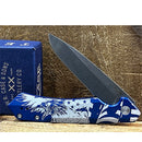EAGLE & FLAG BLUE ANODIZED ALUMINUM KINZUA
