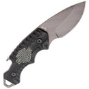 CASE Harley TecX Fixed Blade Knife with Black Sculpted G10 Handle - 52207