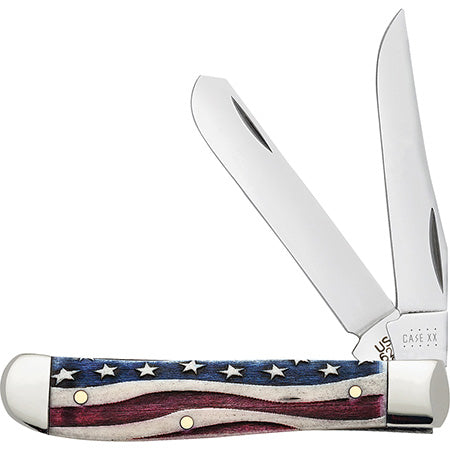 PATRIOTIC SMOOTH NATURAL BONE MINI TRAPPER