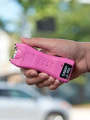 SABRE 2-in-1 Stun Gun and Flashlight and Belt Holster, Purple