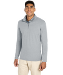 MEN'S HEATHERED ECO-LOGIC STRETCH QUARTER ZIP