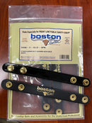 Boston Leather 3/4" Belt Keepers with Gold Snaps - Hi Gloss