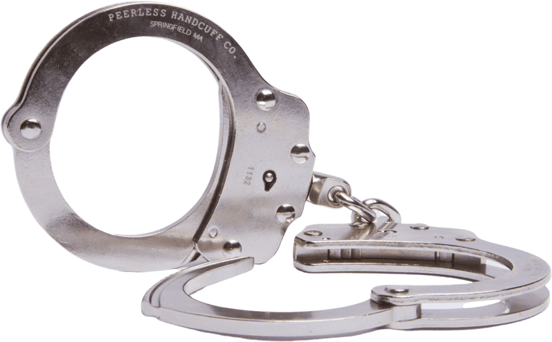 Peerless Model 700C - Chain Link Handcuff - Nickel Finish