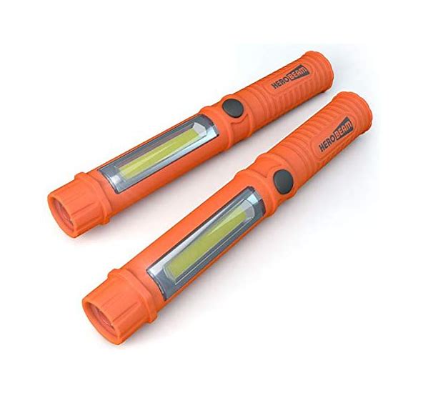 HeroBeam 2 Pack Car Emergency Flashlight