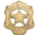 Chief Of Police Badge