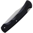MARBLES BLACK SYNTHETIC LARGE LOCKBACK FOLDING KNIFE