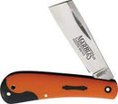 MARBLE'S ORANGE G-10 CLEAVER HAWK FOLDING KNIFE
