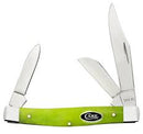 Case XX Smooth Green Apple Bone Smooth Medium Stockman Pocket Knife