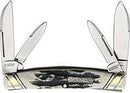 MARBLE'S BLACK STAG BONE CONGRESS FOLDING KNIFE