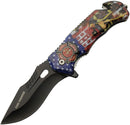 Rite Edge Firefighter Linerlock A/O Folding Poket Knife