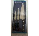 J.A. Henckels International Stainless Steel 3 Piece Starter Knife Set.