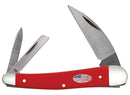 Case Seahorse Whittler American Workman Smooth Red Synthetic Handle 13457