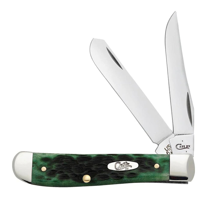 CASE Pocket Worn® Bermuda Green Bone Jig Mini Trapper (6207 SS)
