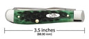 CASE Pocket Worn® Bermuda Green Bone Jig Mini Trapper (6207 SS)