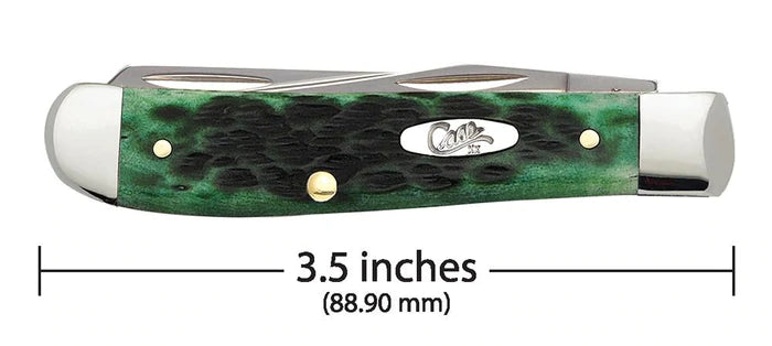 CASE Pocket Worn® Bermuda Green Bone Jig Mini Trapper (6207 SS)