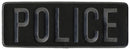 Police Back Patch, Hook, 11x4"