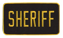 Sheriff Back Patch, Hook, 9x5"