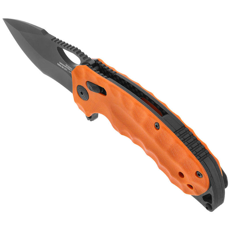 SOG Kiku XR LTE - Blaze Orange G10 + Carbon
