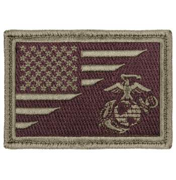 Rothco US Flag / USMC Eagle, Globe and Anchor Morale Patch
