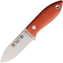 Joker Avispa Orange Micarta 14C28N Sandvik Fixed Blade Knife w/ Sheath