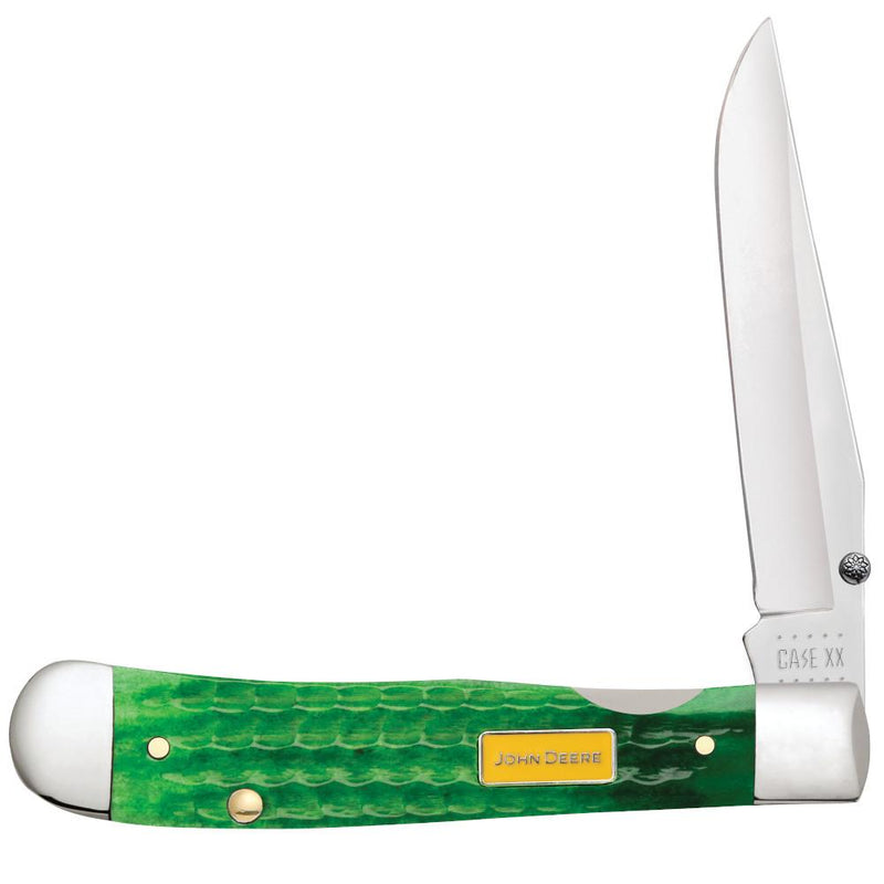 Case John Deere Corn Cob Jig Bright Green Bone Kickstart TrapperLock