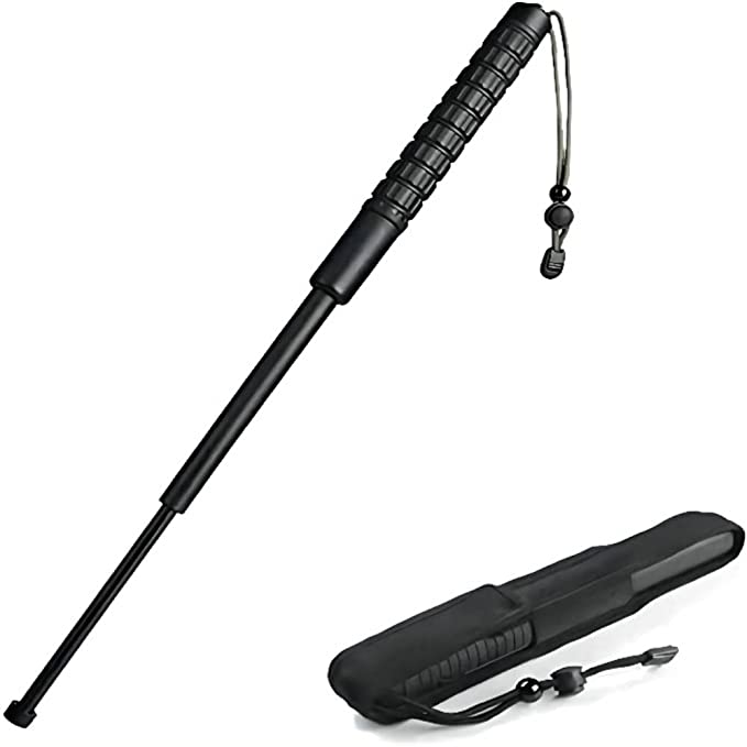 Expandable Baton with Nylon Holster