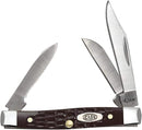 Case XX™ Jigged Brown Synthetic Stockman Stainless 00081