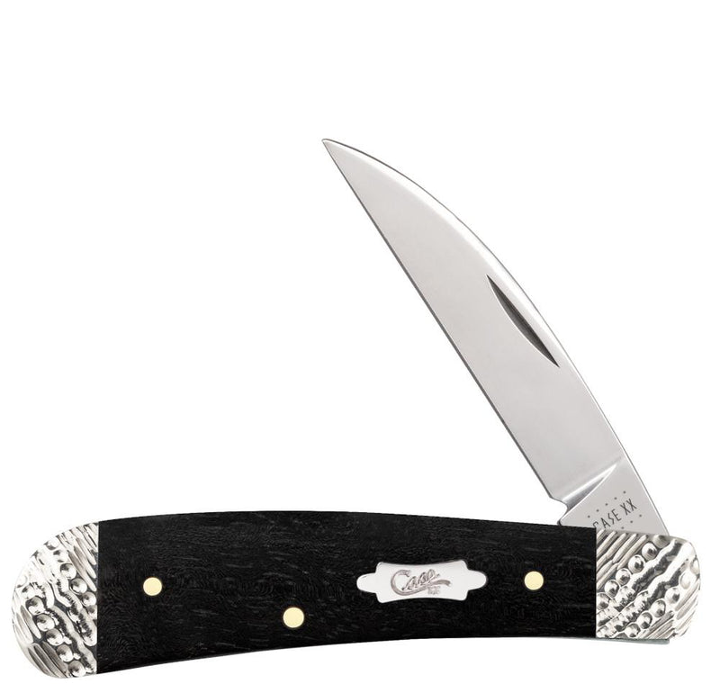 Case Worked Bolster Ebony Wood Smooth Sway Back 59675