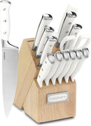 Cuisinart C77WTR-15P Classic Forged Triple Rivet, 15-Piece Knife Set with Block