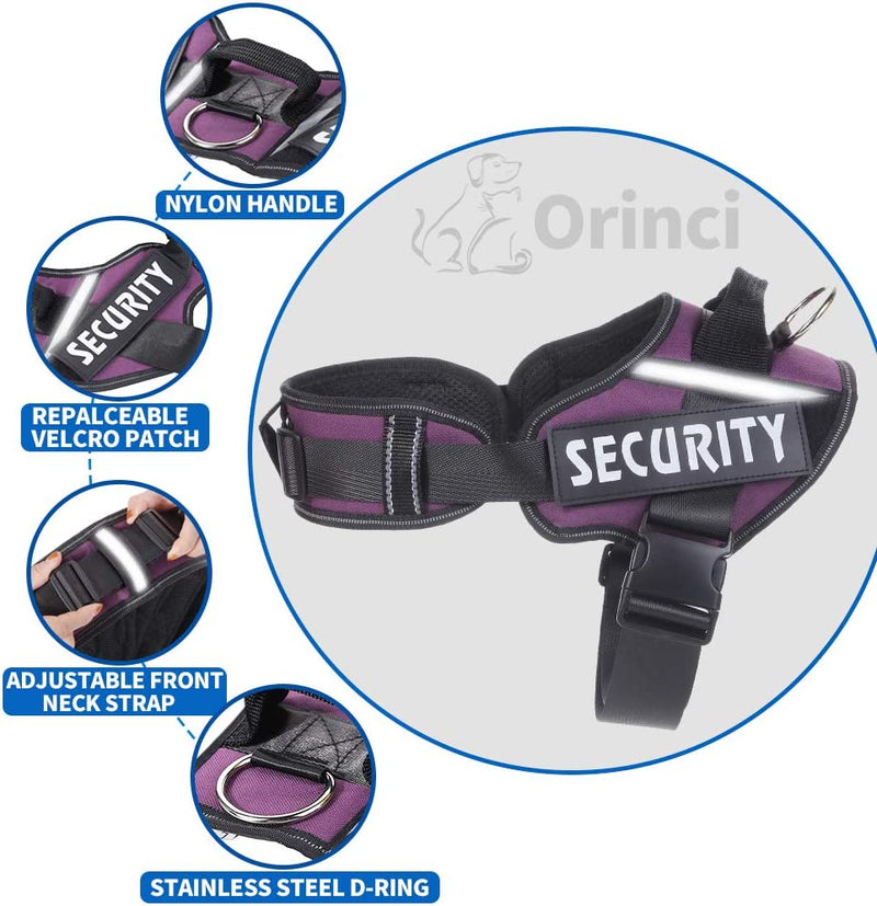 Orinci Upgrade Security Dog Harness (size small, Green）