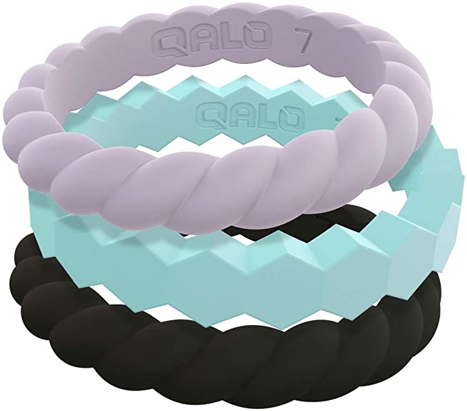 Qalo Stackable Rings Qalo Stackable Wedding Rings