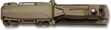 GERBER StrongArm Fixed Blade Knife with Fine Edge - Coyote Brown