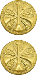 Smith & Warren Five Crossed Fire Chief Bugles On Round Disc