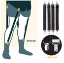 Adjustable Shirt Holders With Claw Clasp