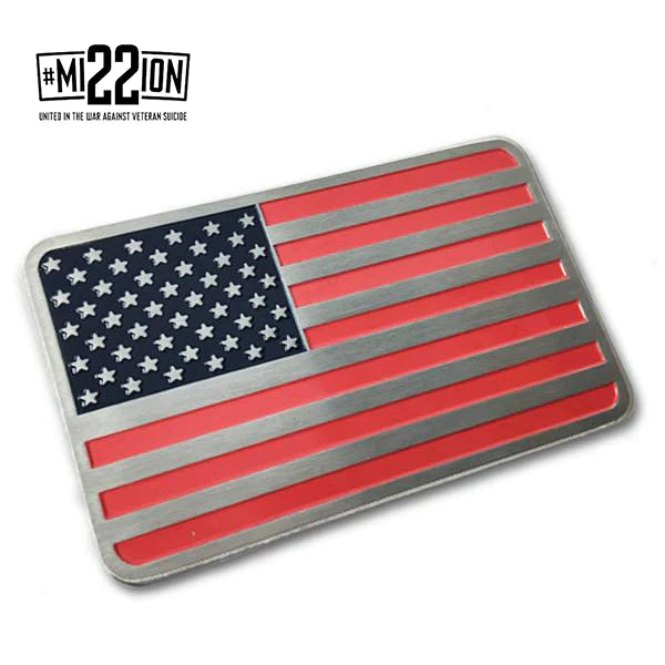 Thin Blue Line Car Emblem