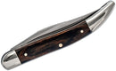 Buck Toothpick Pocket Knife One Blade Woodgrain Handle 3" Closed - 3137