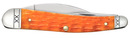 Case Seahorse Whittler Crandall Jig Cayenne Bone Knife (6355WHSS)-35813