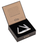 Case WHITE SYNTHETIC MEDIUM STOCKMAN W/TIN