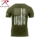 Rothco Distressed US Flag Athletic Fit T-Shirt