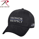 Rothco Honor and Respect Thin Blue Line Low Profile Cap - Black
