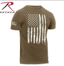 Rothco Distressed US Flag Athletic Fit T-Shirt