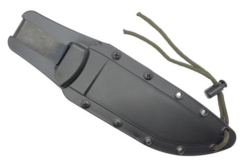 ESEE KNIVES 6 - 6PVG-007 - 1095 CARBON STEEL VENOM GREEN BLADE - NEON GREEN AND BLACK 3D HANDLE - BLACK SHEATH