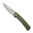 SENCUT Neches Flipper Knife Green Micarta Handle (SA09C)