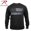 Rothco Long Sleeve Thin Blue Line T-Shirt