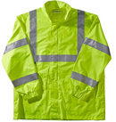 Xtreme Visibility RW2105J Breathable Rain Jacket Hi Viz Yellow