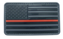 5ive Star Gear® U.S. Flag Black w/Red Stripe Morale Patch