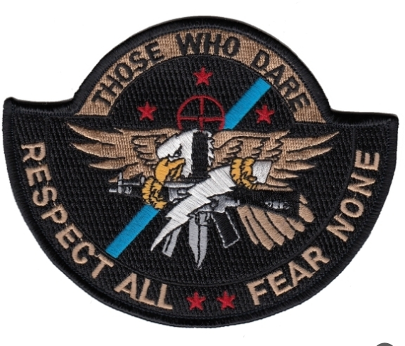 Hero's Pride Those Who Dare Shoulder Patch