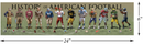 History of the American Football Print 24"