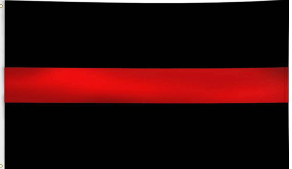 Flag 3'x5' Red Line
