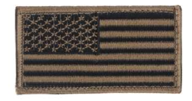 Rothco American Flag Patch - Hook Back
